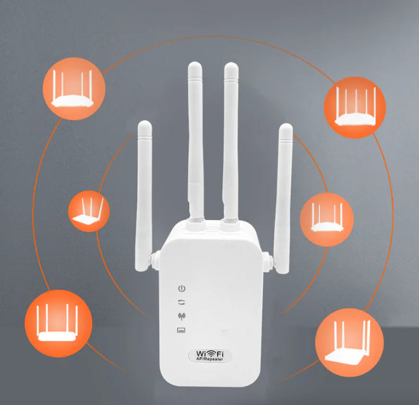 Wifi Range Extender Internet Booster Network Router Wireless Signal Repeater