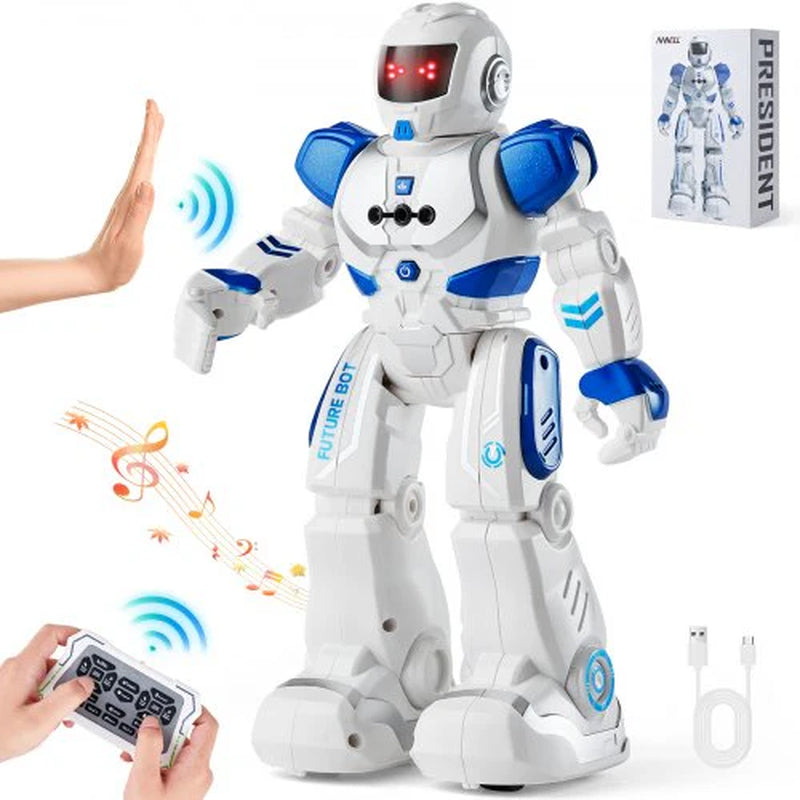 VEVOR RC Robot Toy for Kids Talking Dancing Gesture Remote Control Programmable